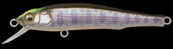 Leurre Megabass GH70SP Flat Side – Suspend, 4.6g, 70mm, Couleur Lime Gold, Neuf