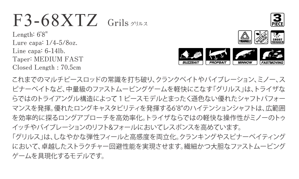 大特価!! TRIZA(トライザ)スペシャルページ Megabass-メガバス | ルアー・フライ