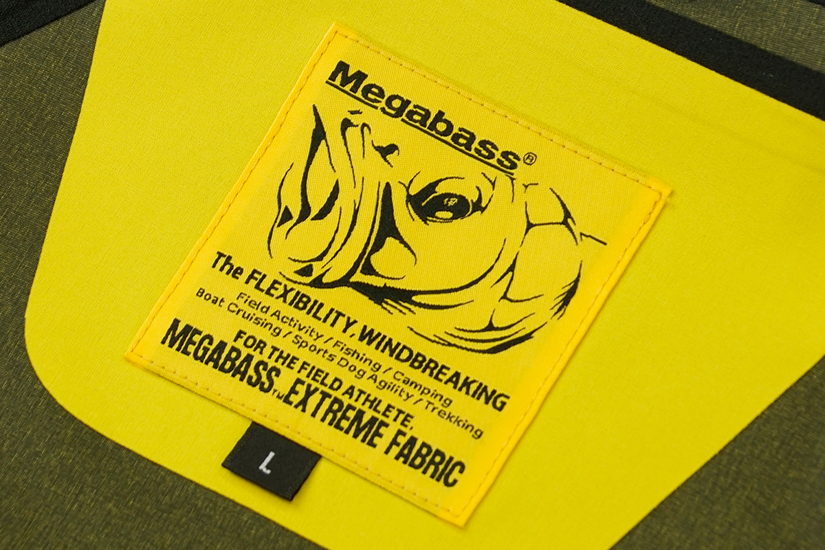 Megabass メガバス ナイロン フィッシング ジャケット 企業ロゴ