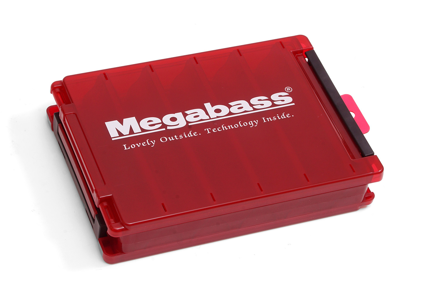 Boîte à Leurre Réversible Megabass Lunker MB-RV86D - Transparente, Pour Rangement Appâts De Pêche