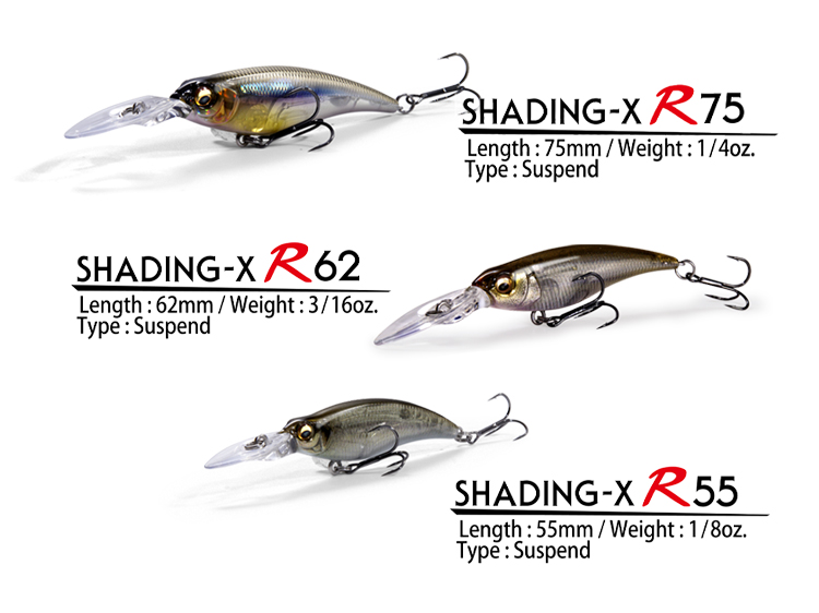Leurre Megabass Shading-X R 55 FA Fire Claw (neuf)